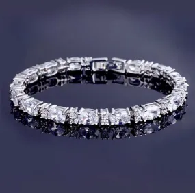 "Adelaide" - Cubic Zirconia Bridal Bracelet