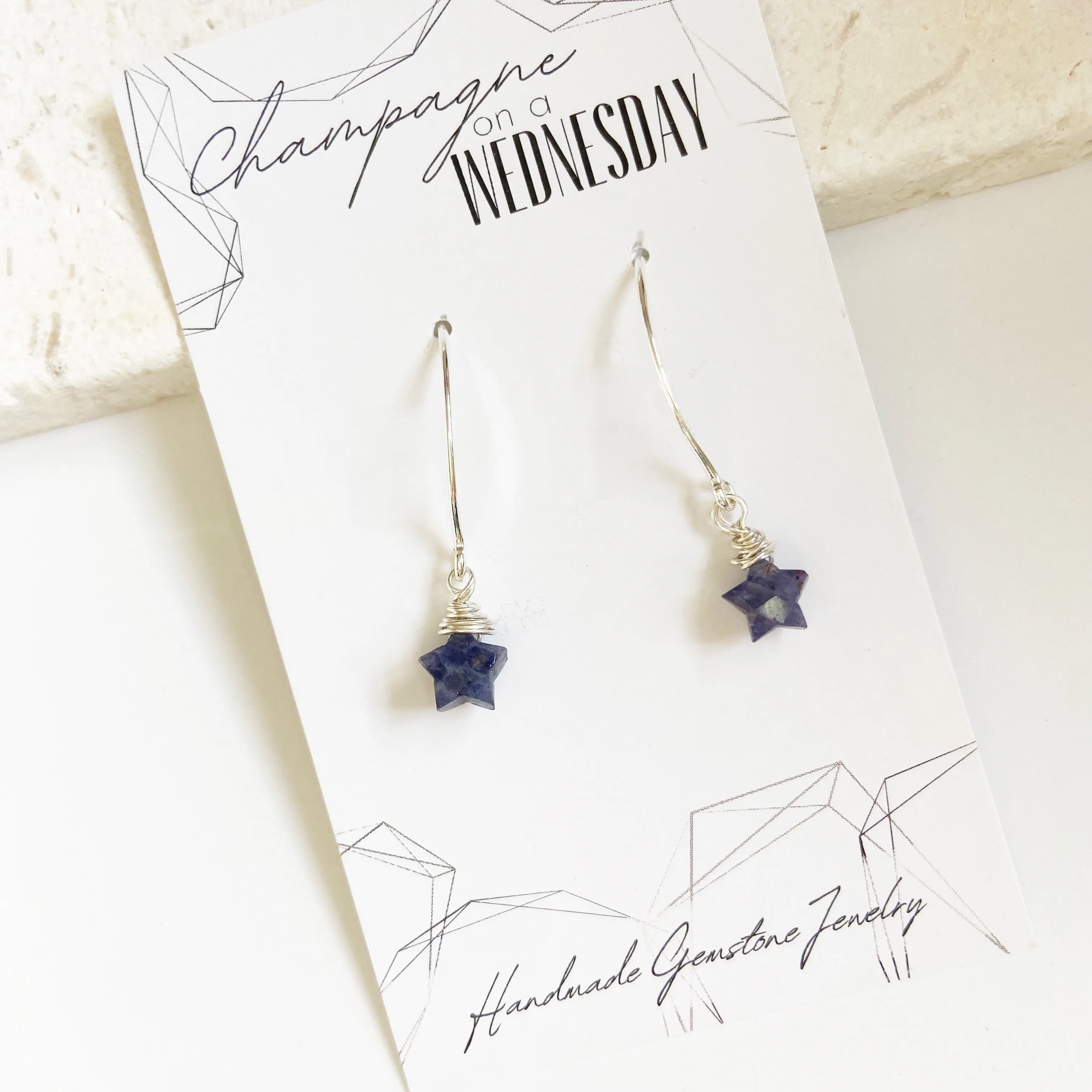 "The Universe" Star Shaped Earring in Gold or Silver