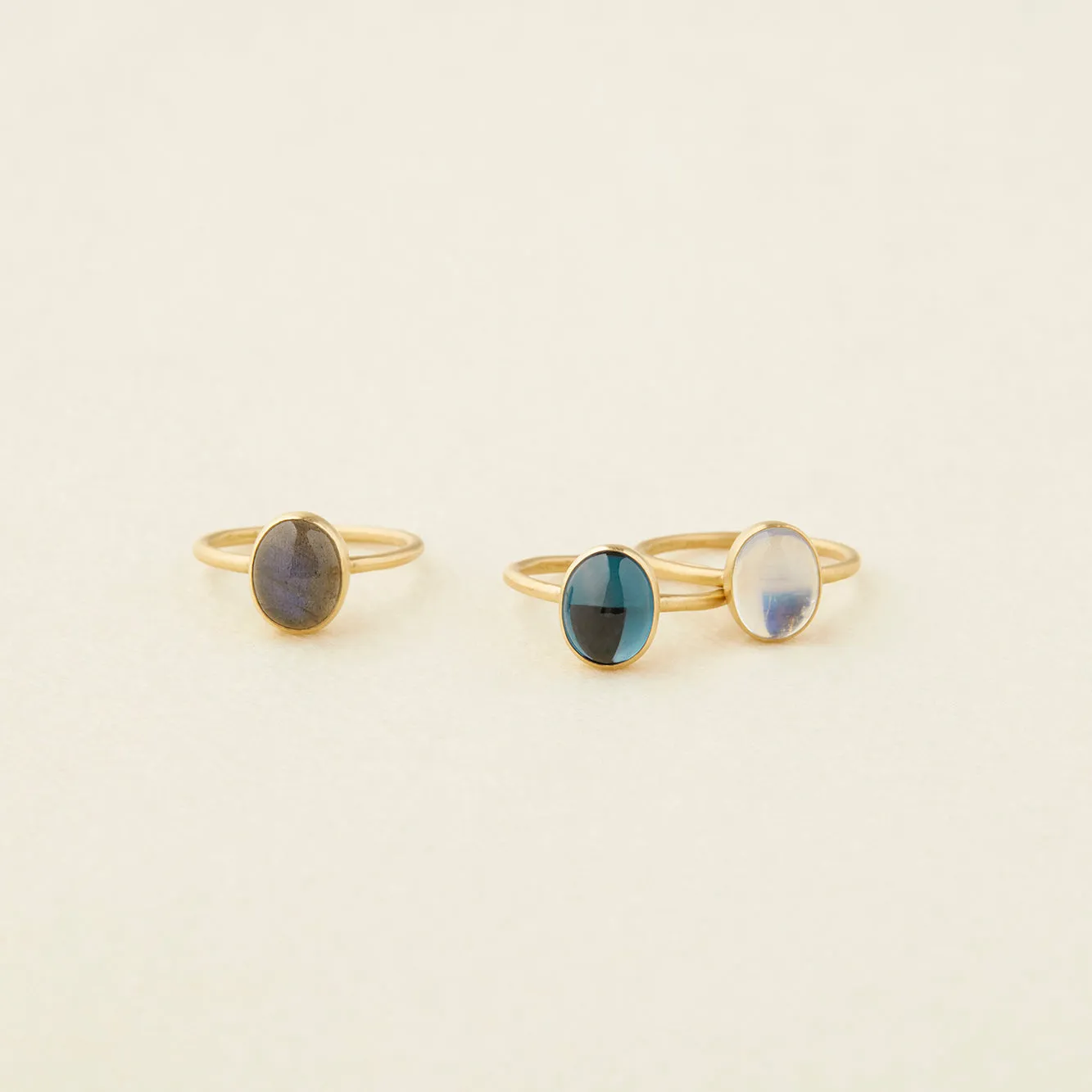 R12001RM | Rainbow Moonstone Glacé Ring