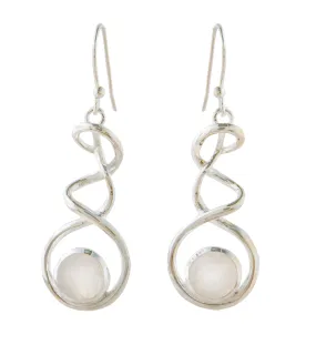 Rainbow Moonstone Earrings - BOBB33196