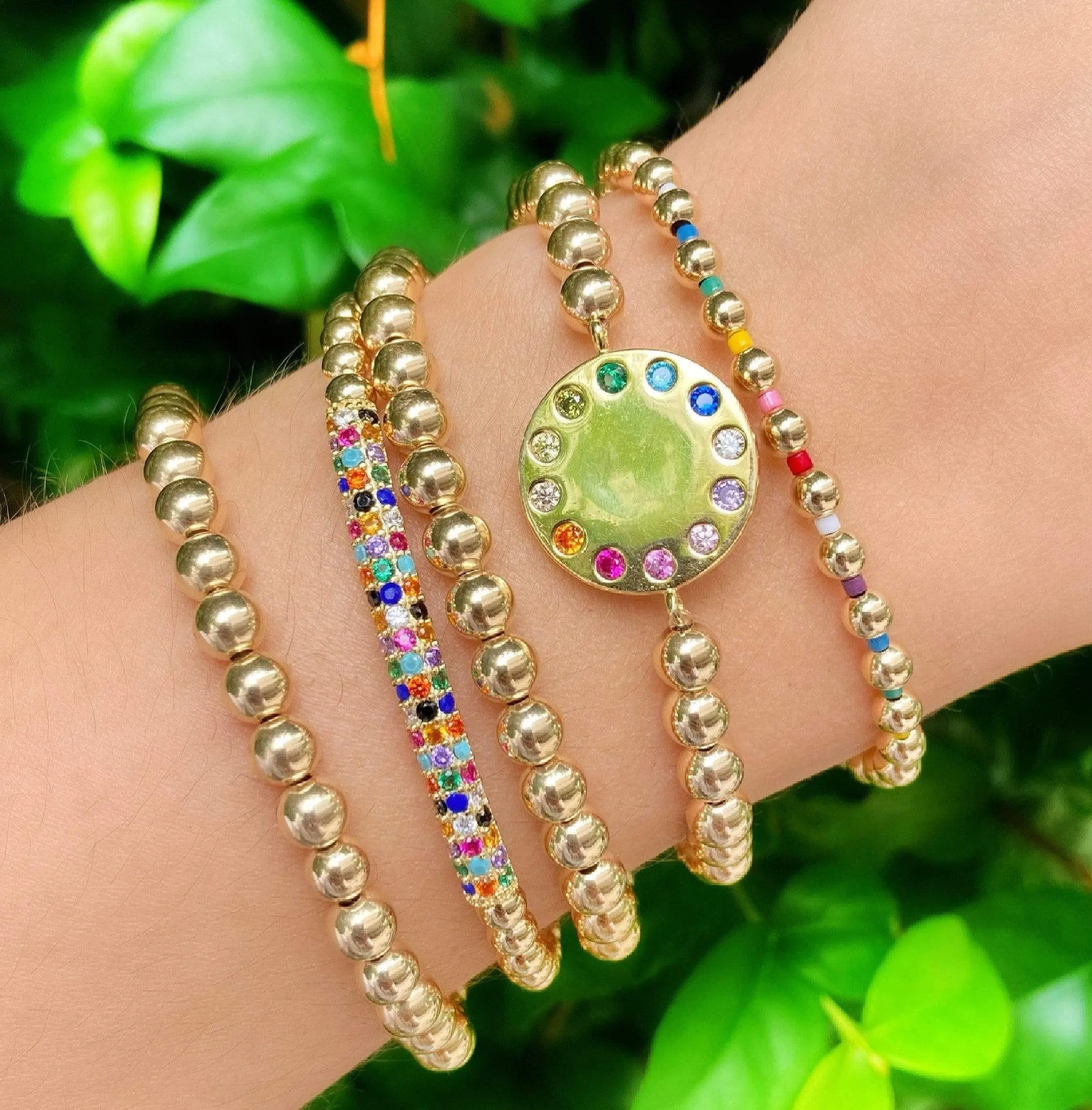 Raise The Bar | Rainbow Charm Bracelet