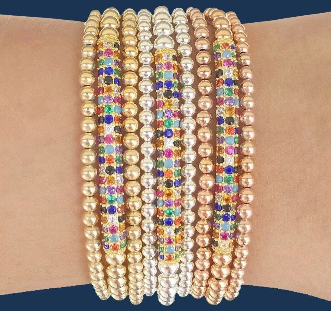 Raise The Bar | Rainbow Charm Bracelet