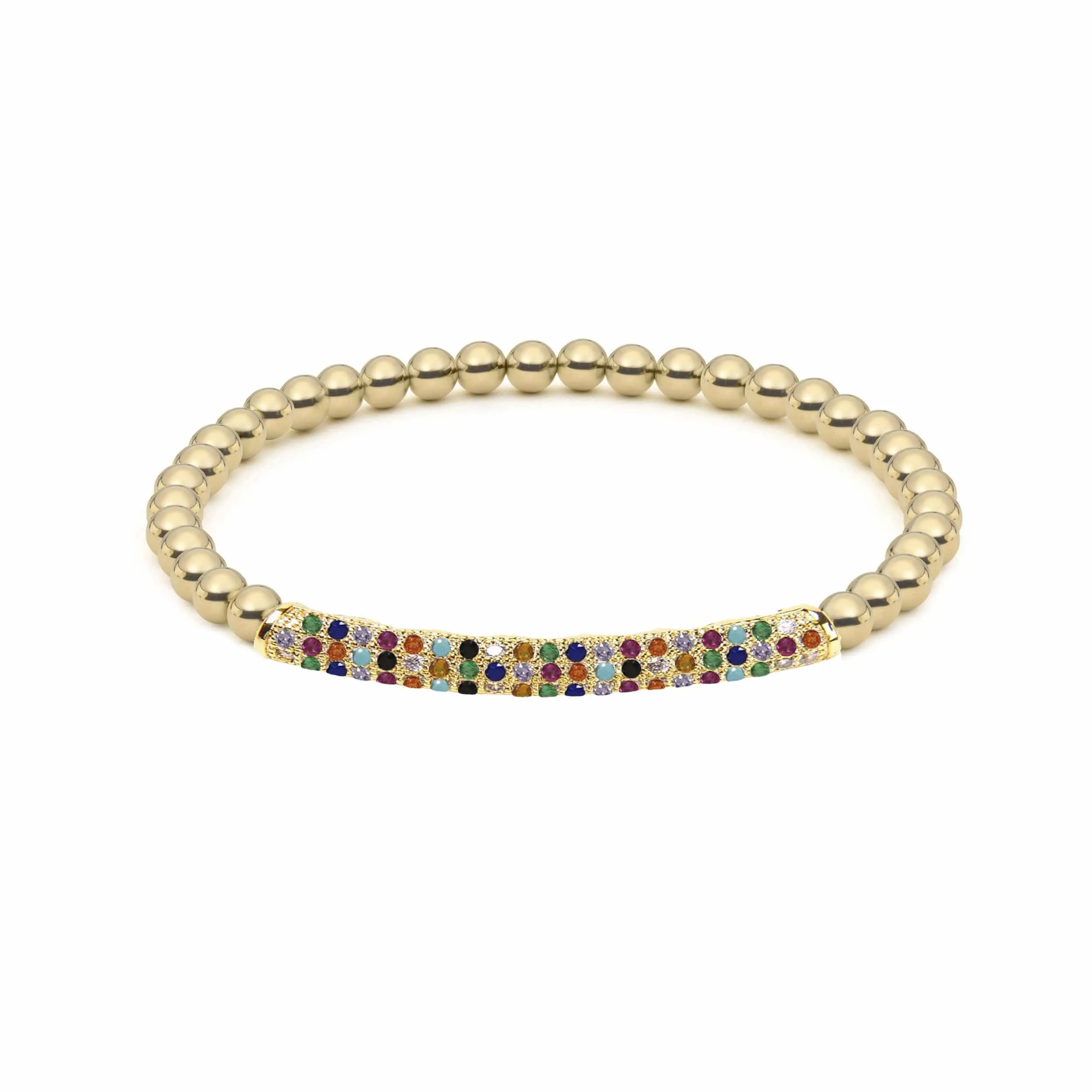 Raise The Bar | Rainbow Charm Bracelet