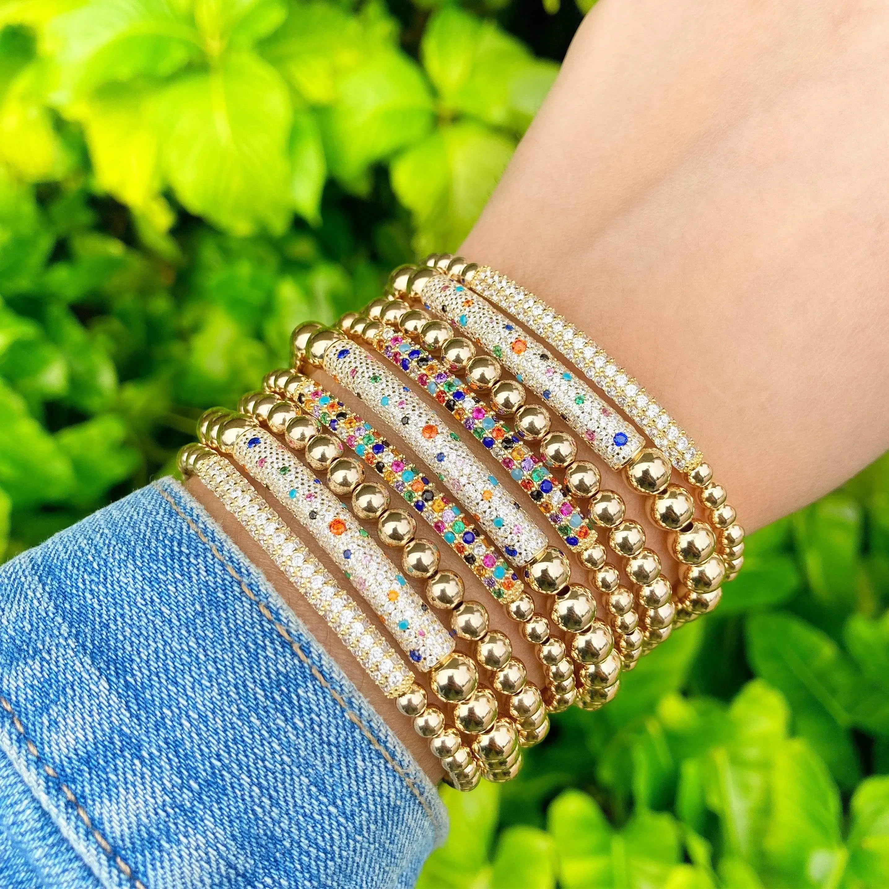 Raise The Bar | Rainbow Charm Bracelet