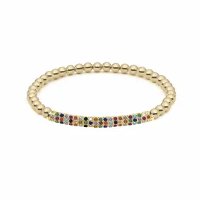 Raise The Bar | Rainbow Charm Bracelet