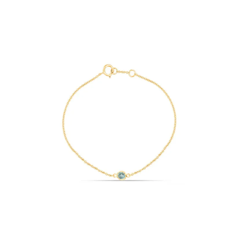 Real Aquamarine Bracelet