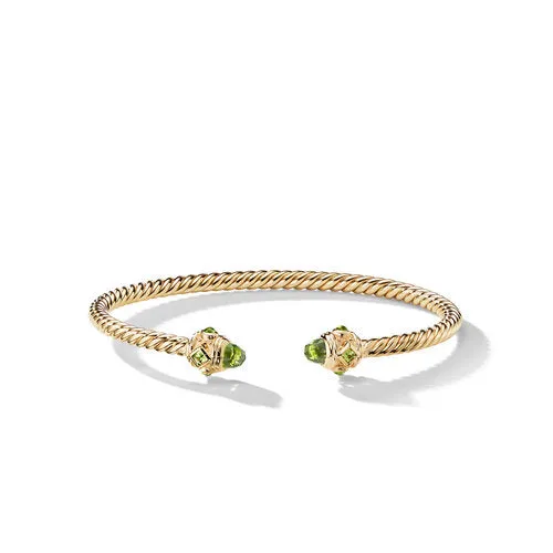 Renaissance Color Bracelet in 18K Yellow Gold with Peridot