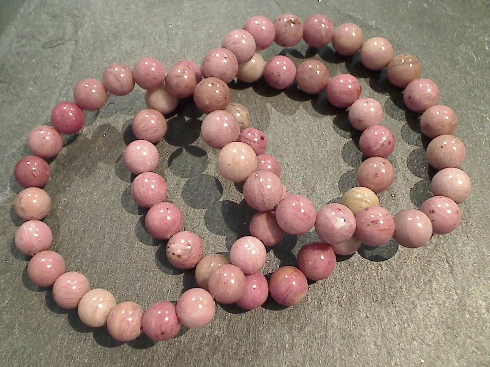 Rhodonite 8mm Stretch Bracelet