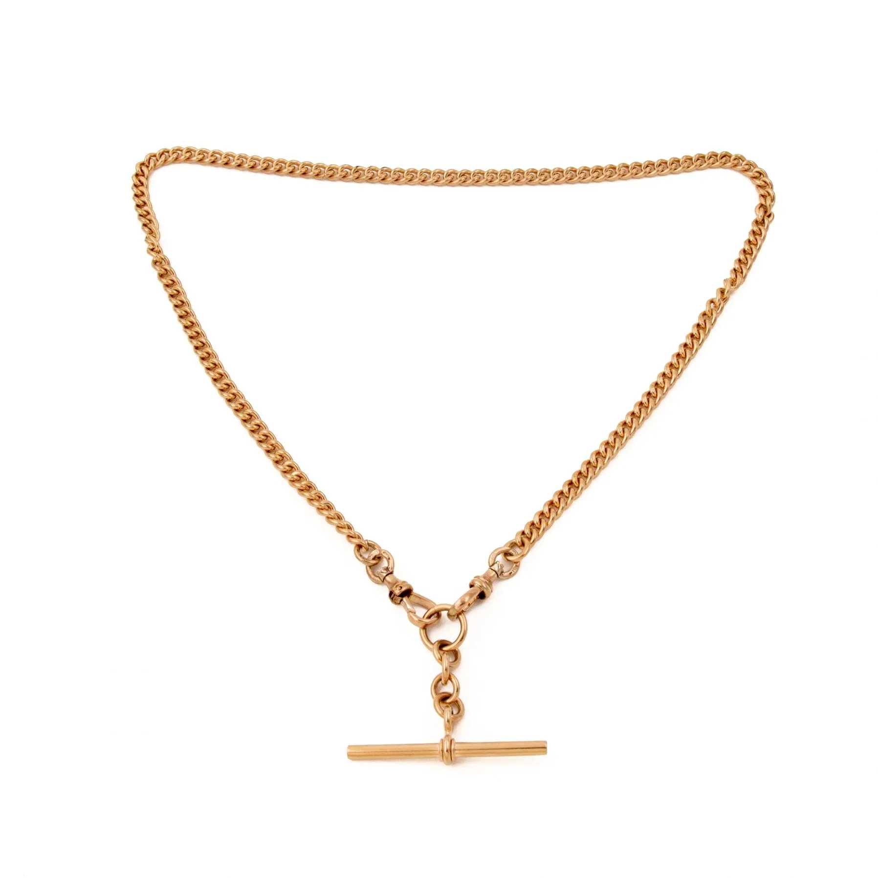 Rose Gold Toggle Lanyard Watch Chain