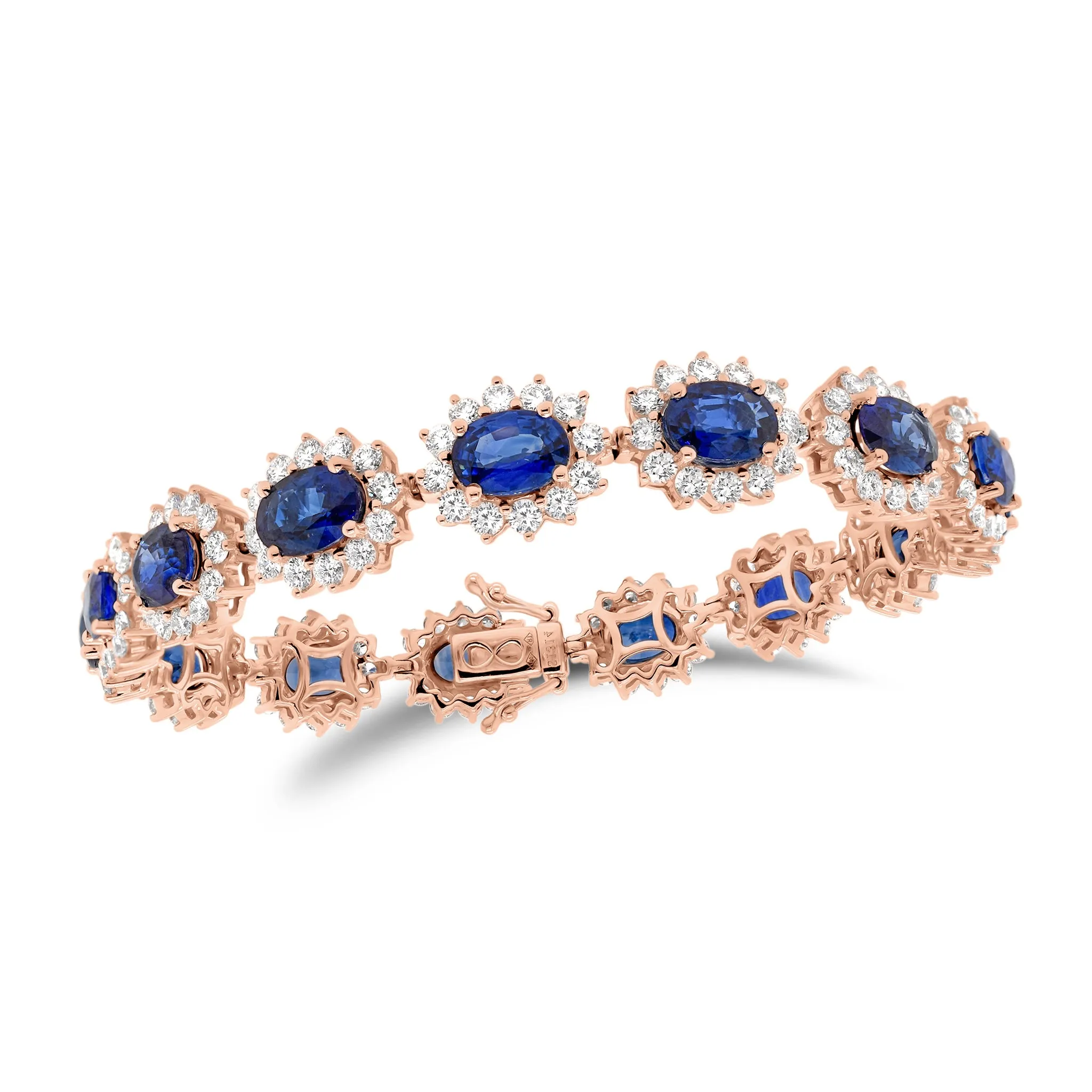 Sapphire & Diamond Wreath Bracelet