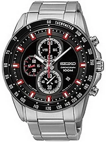 Seiko Criteria Chronograph Stainless Steel Men's Watch SNDF51P1