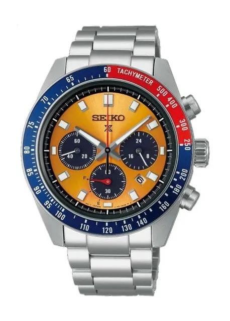 SEIKO PROSPEX SPEEDTIMER SOLAR CHRONOGRAPH 'POGUE' STAINLESS SSC947P