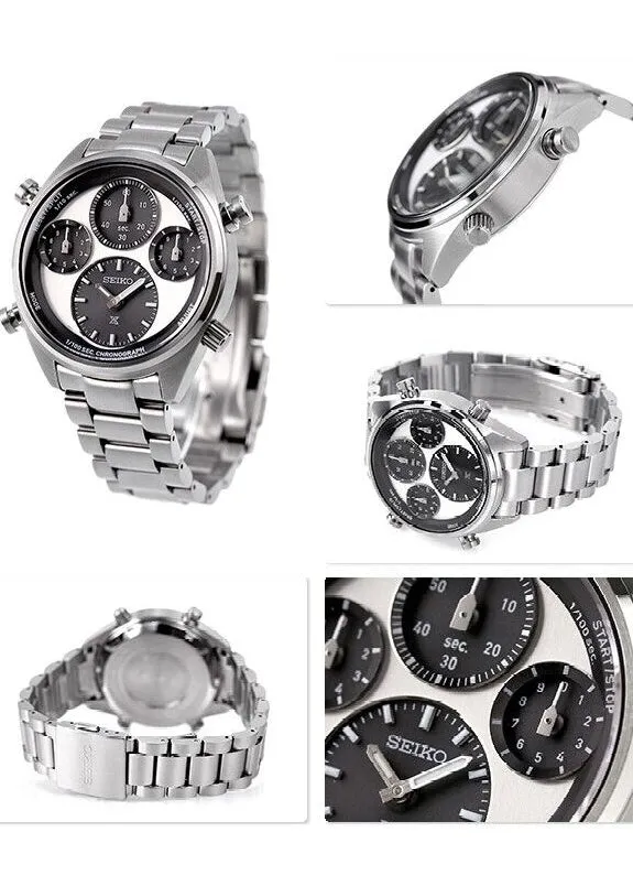 SEIKO PROSPEX SPEEDTIMER SOLAR 'PANDA' CHRONOGRAPH STAINLESS SFJ001P