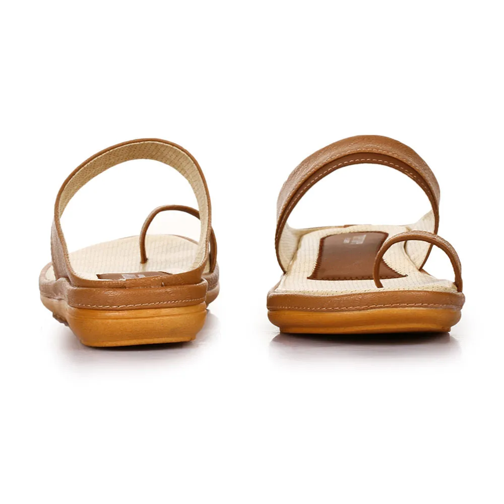 Senorita Casual (Tan) Thong Sandals For Women SHL-29 By Liberty