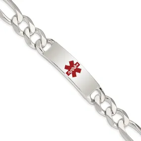 Silver 13-MM Wide Medical Anchor 8.50 inch ID Bracelet.