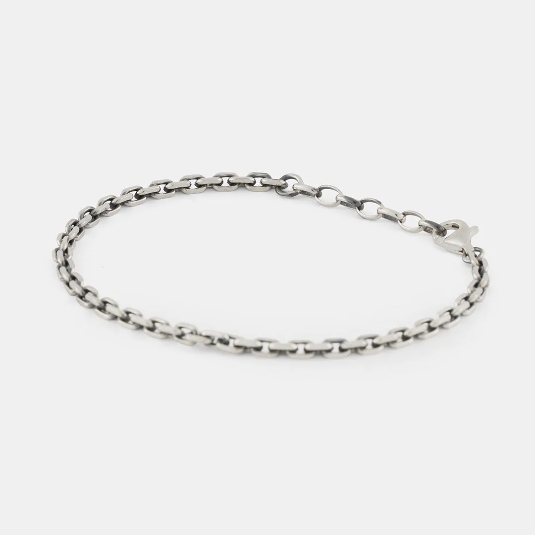 Silver Cable Bracelet