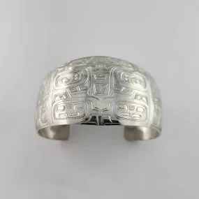 Silver Chilkat Style Bracelet