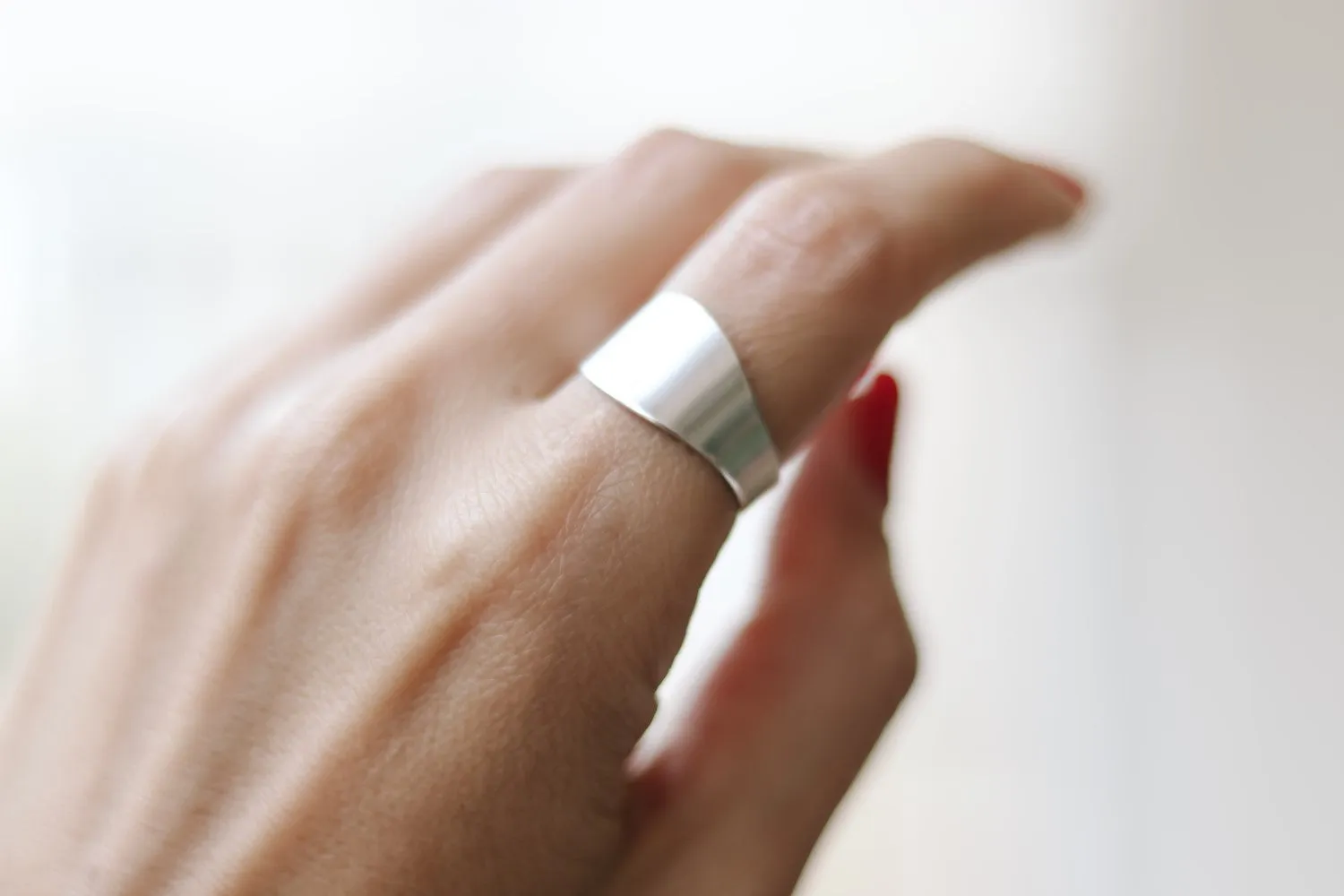 Silver plain ring, adjustable ring, wrapped ring, minimalist jewelry