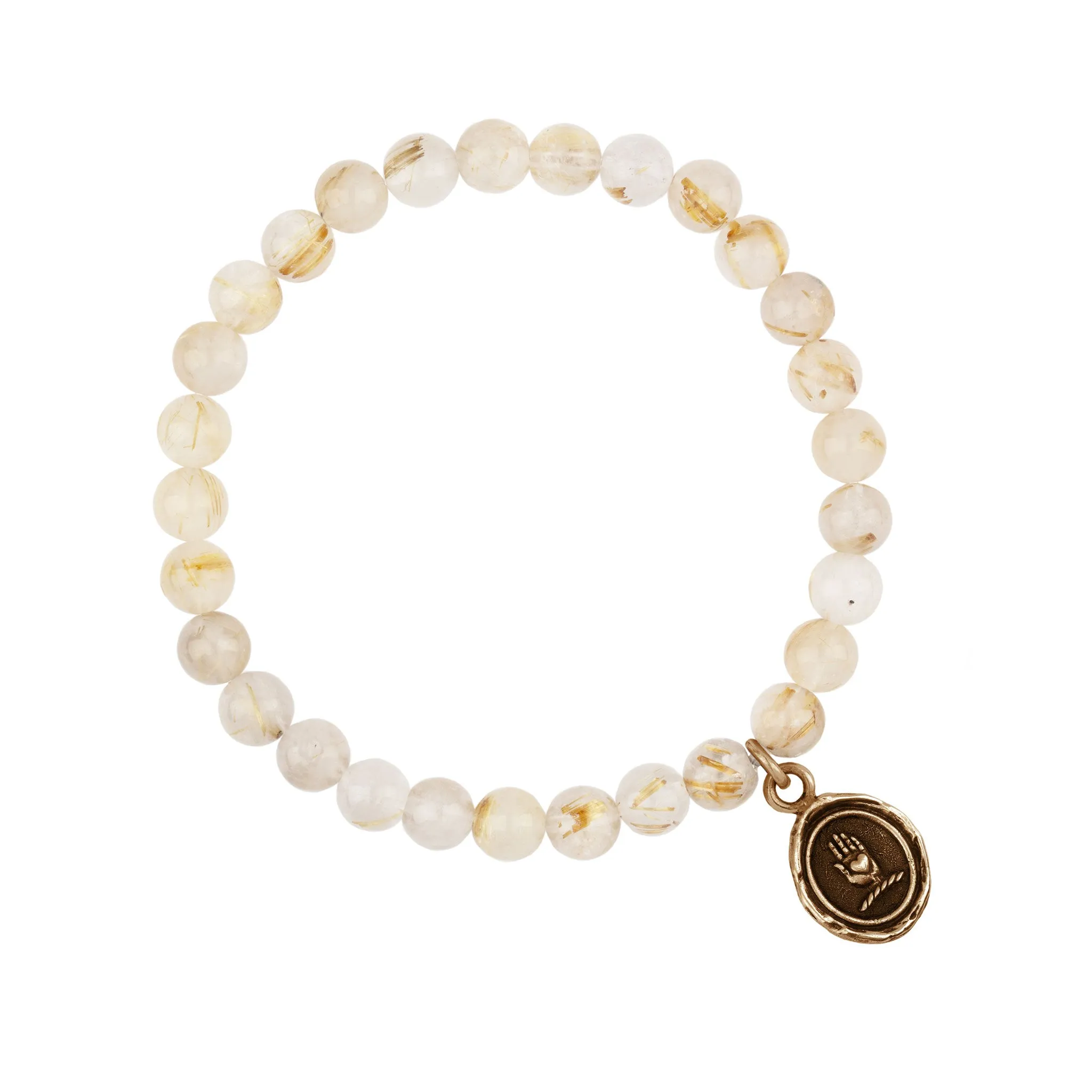 Sincere Appreciation Talisman Stretch Stone Bracelet