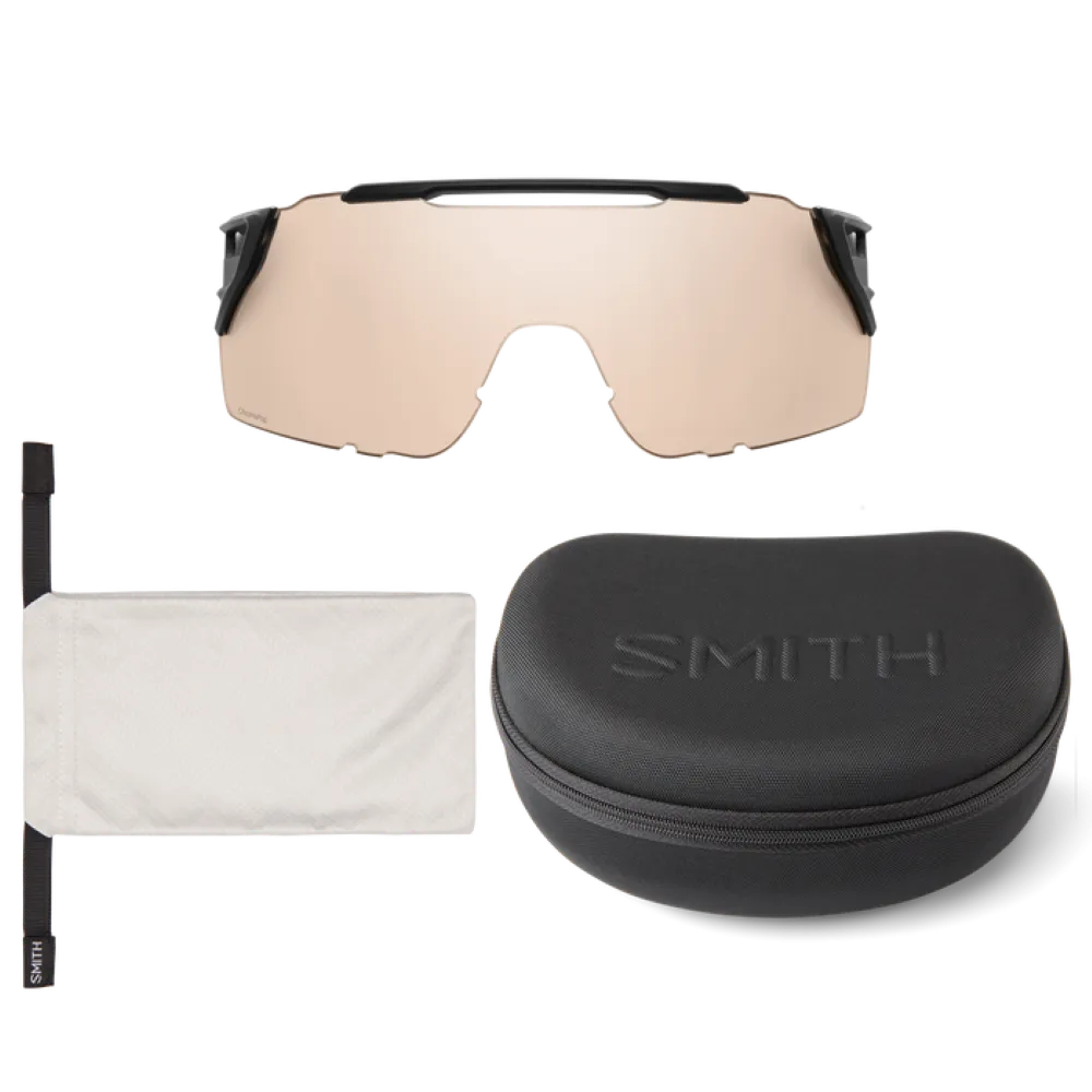 Smith Attack MAG MTB Matte Black Frame - ChromaPop Black Lens - Polarized Sunglasses