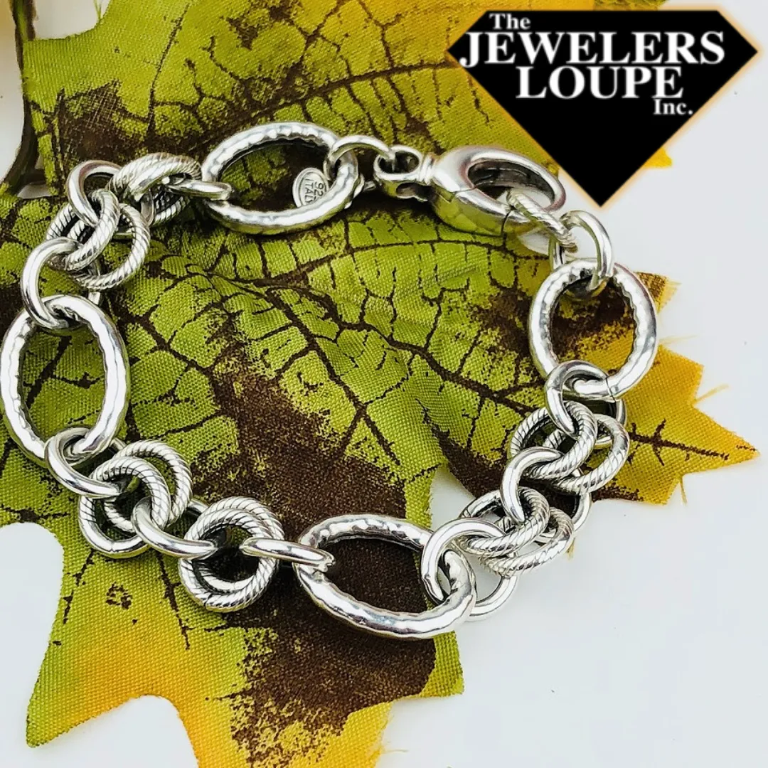 Southern Gates Sterling Silver Multi-Link Bracelet, 7.5" (91070)