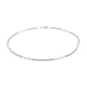 Sterling Silver 21cm Fancy Bracelet