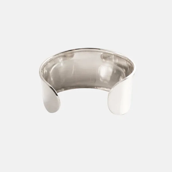 Sterling Silver Wide Cuff Bracelet