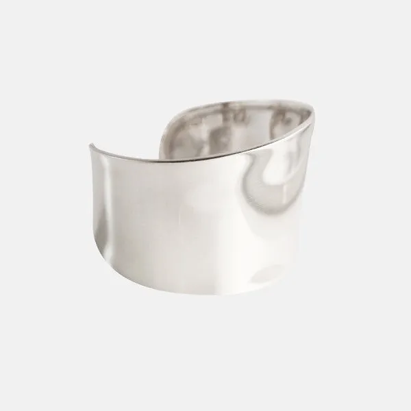 Sterling Silver Wide Cuff Bracelet