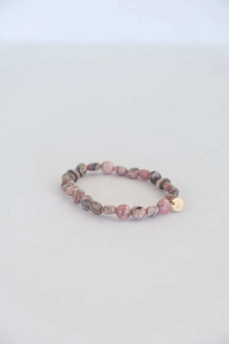 Stretchy Bracelet - Rhodochrosite