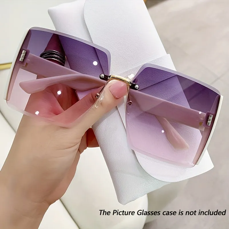 Stylish Ombre Oversized Sunglasses Fashionable Eyewear for Beach