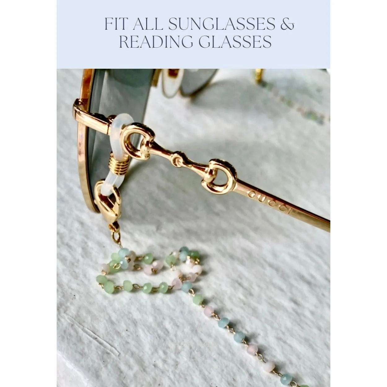 Sunglasses Chain - Delicate Pastels