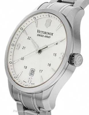 Swiss Army Mens Alliance - Silver-Tone Dial - Stainless Case & Bracelet