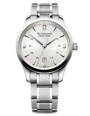 Swiss Army Mens Alliance - Silver-Tone Dial - Stainless Case & Bracelet