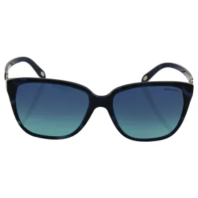 TIFFANY & CO. TF 4111B - 82009S Sunglasses Shell Blue w/ Azure Blue Gradient 57mm