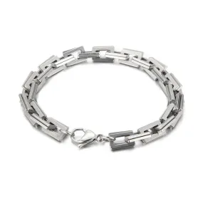 Titanium Steel Rock Hip Hop Blade Chain Bracelet for Men - Wholesale Trendy Accessory