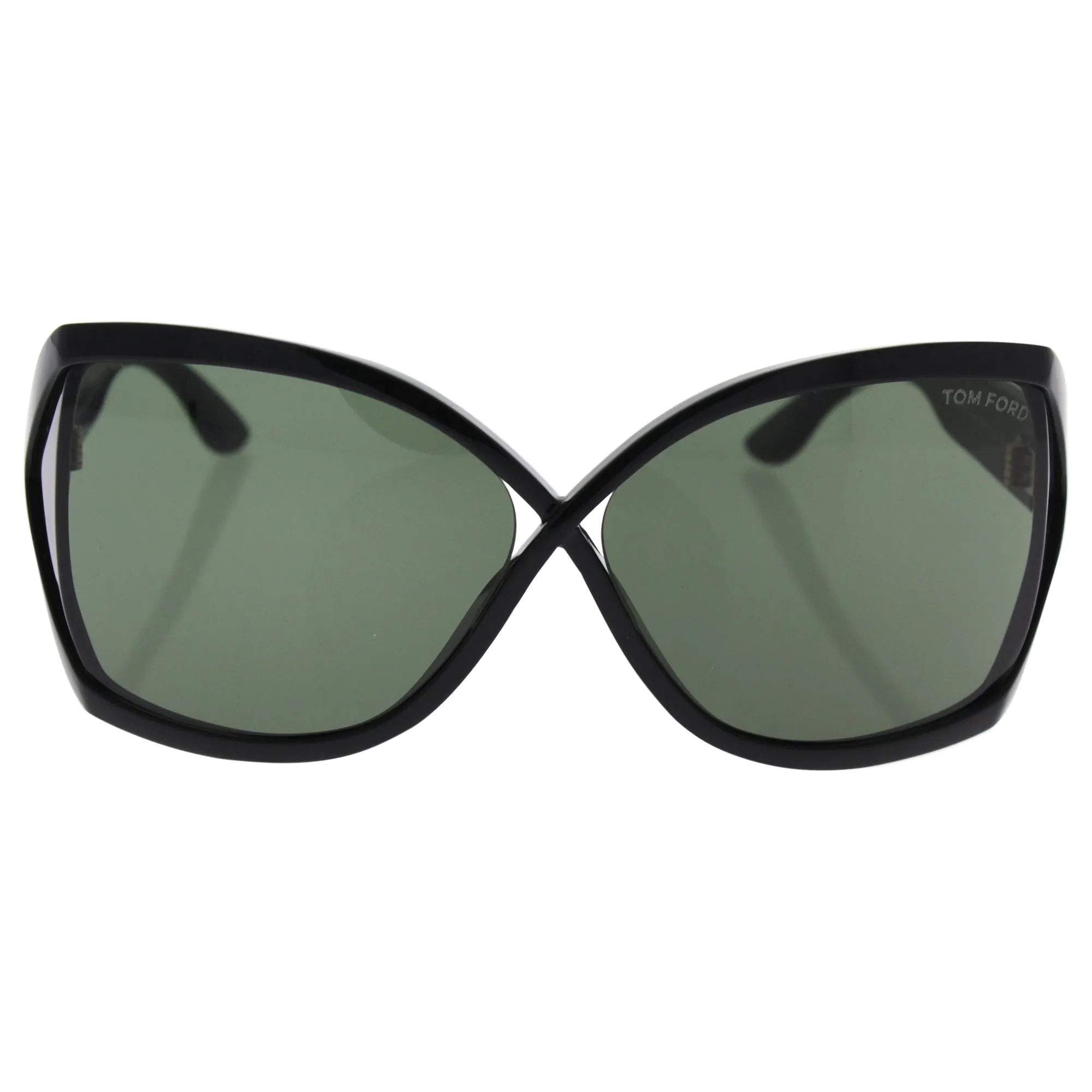 Tom Ford Womens Julianne Oversized Fashion Butterfly Sunglasses Black O/S