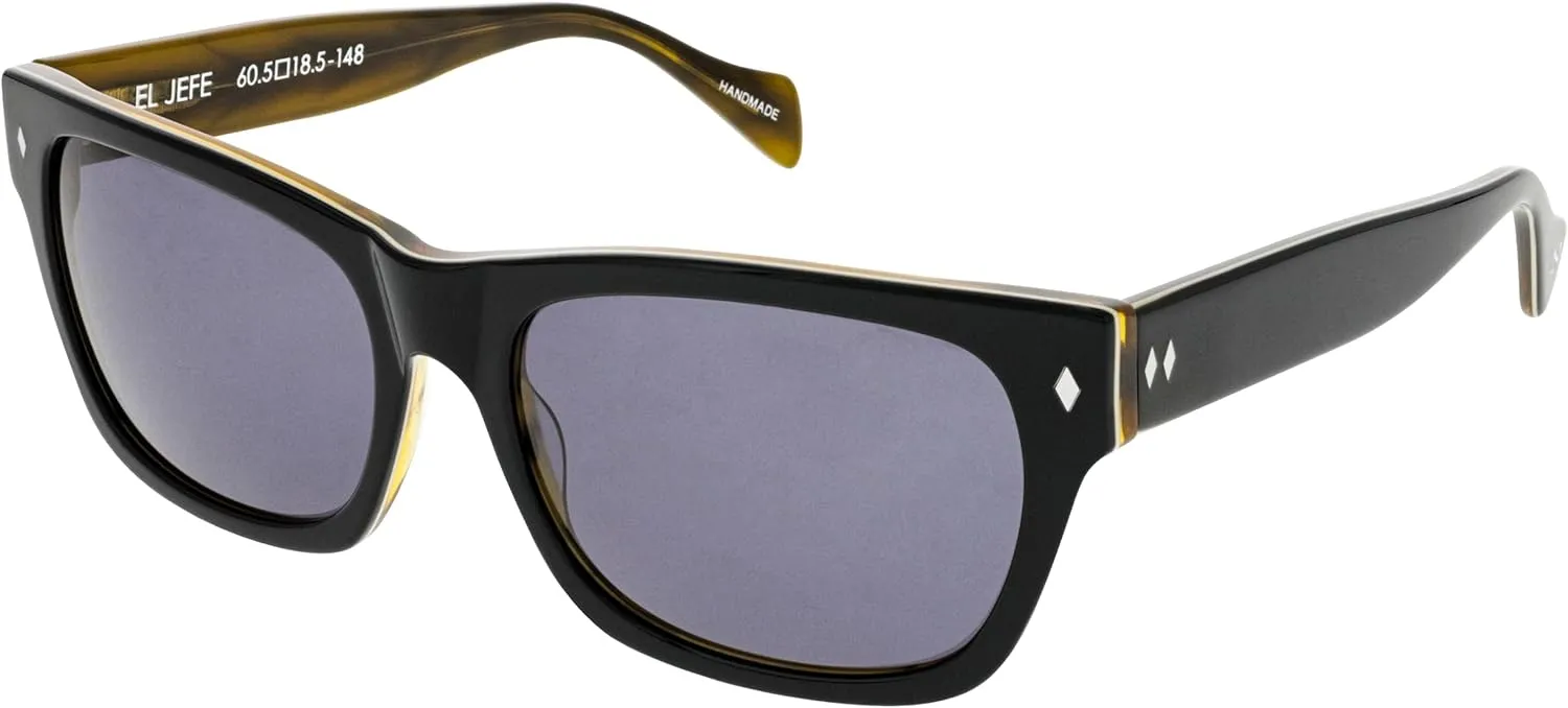 Tres Noir Eyewear Co. El Jefe X-Large Wayfarer Sunglasses