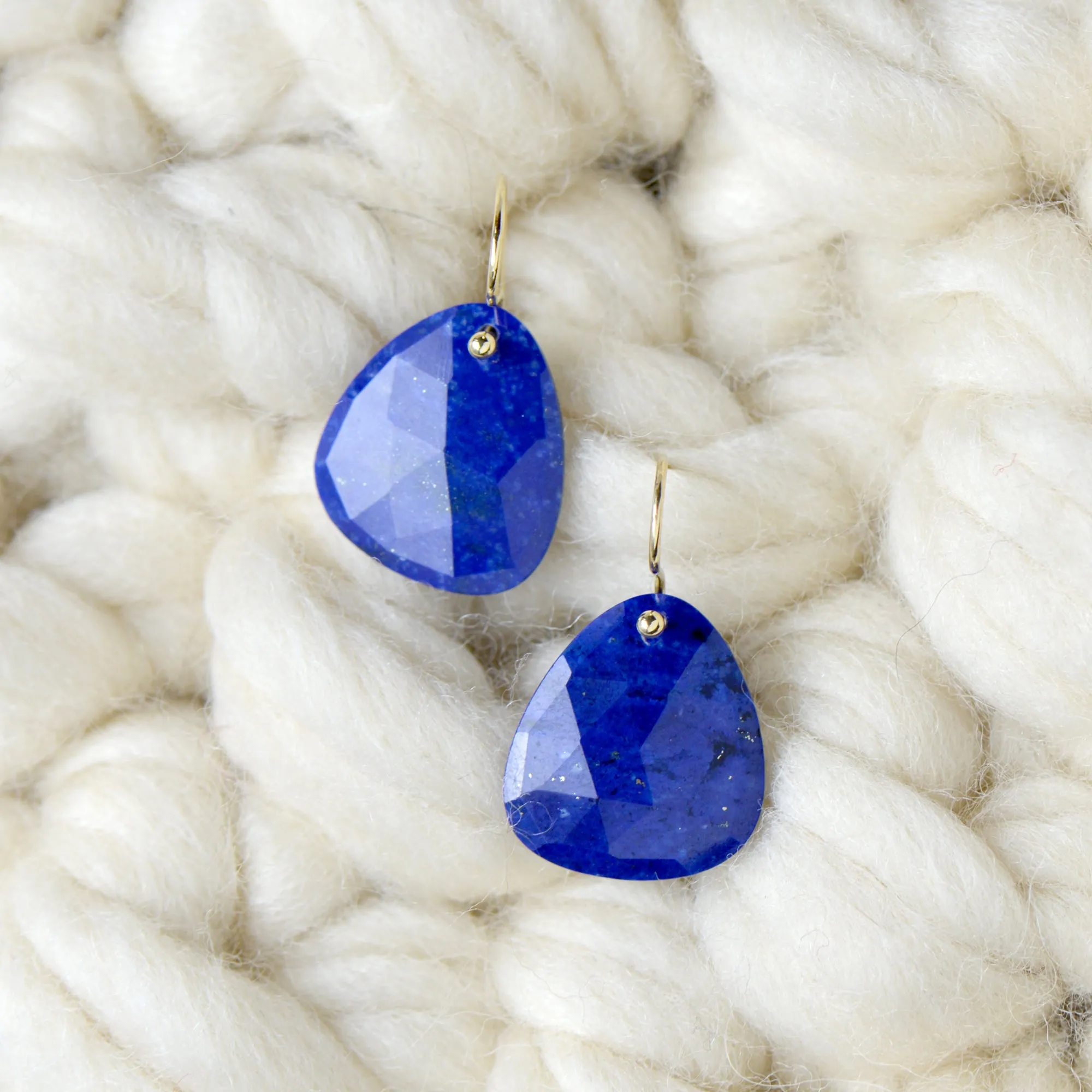 Trillium Gemstone Drop Earrings