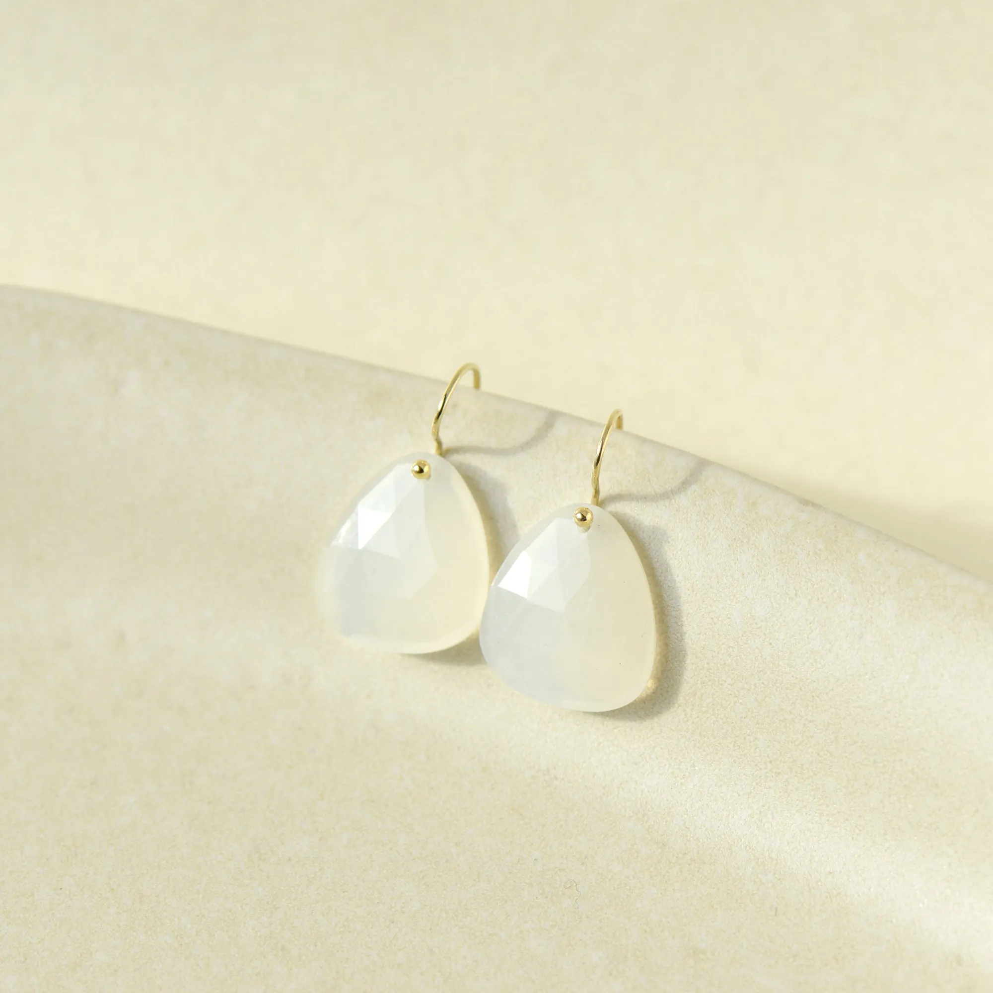 Trillium Gemstone Drop Earrings