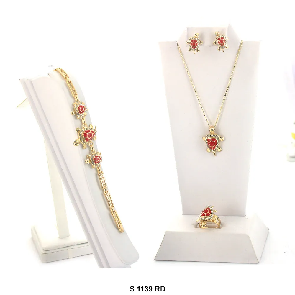 Turtle Necklace Set S 1139 R