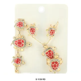 Turtle Necklace Set S 1139 R