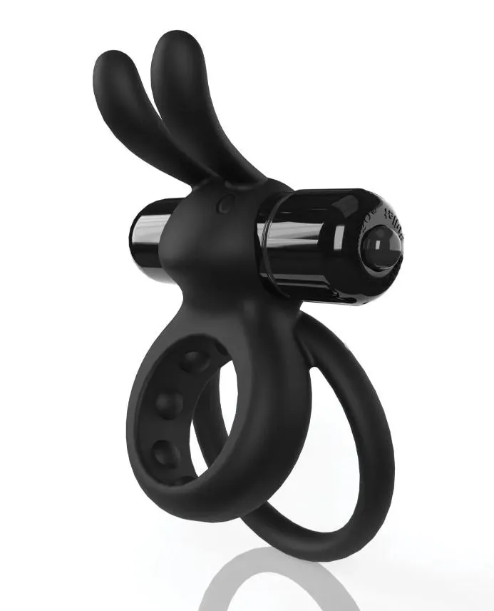 Vibrating Cock Ring The O Hare (Black)