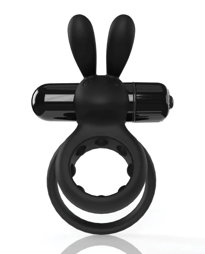 Vibrating Cock Ring The O Hare (Black)