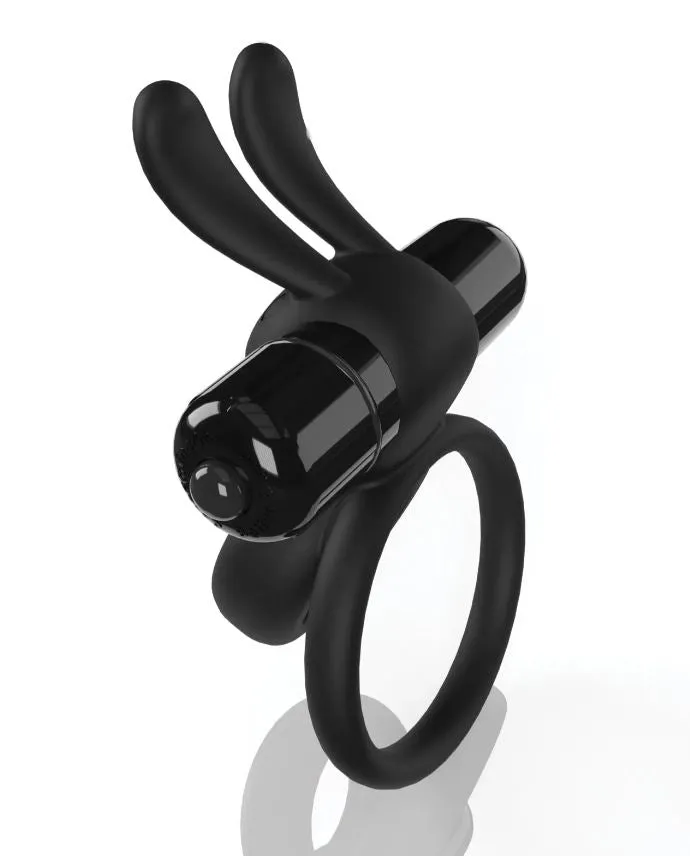 Vibrating Cock Ring The O Hare (Black)