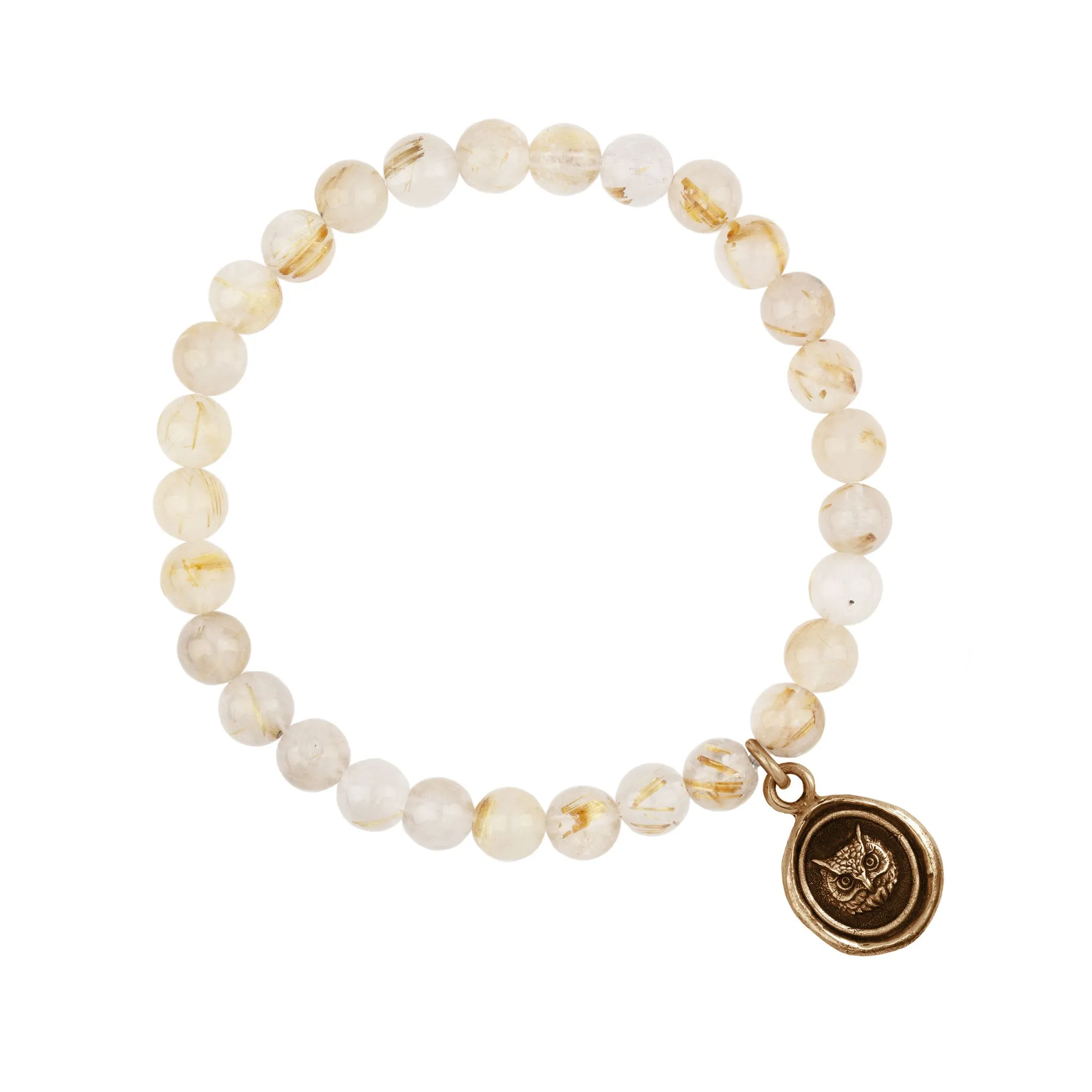 Witty Appreciation Talisman Stretch Stone Bracelet