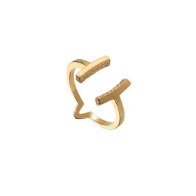 Yellow Gold Cuff Ring